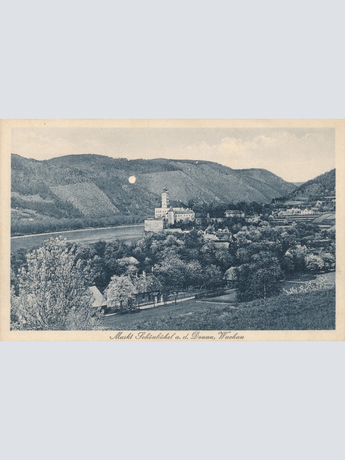 AK aus Schönbühel an der Donau mit Schloss Niederösterreich (6986)