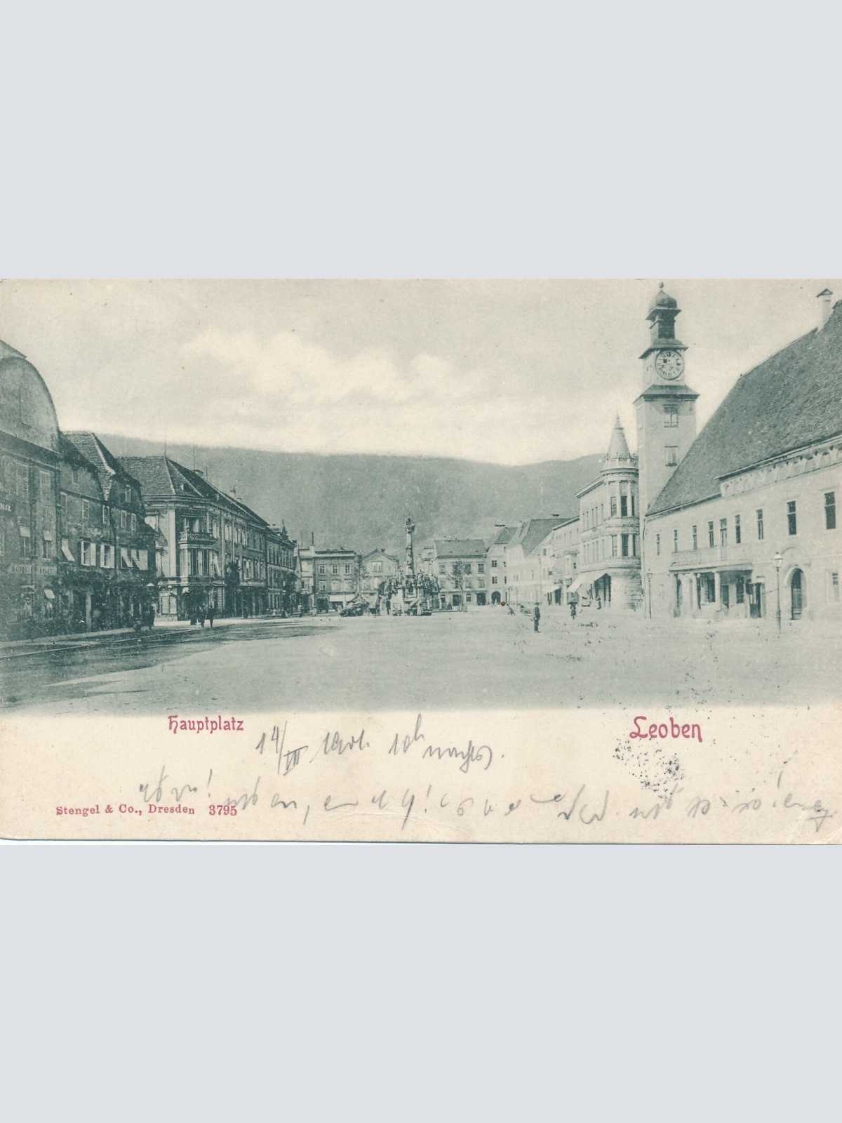AK aus Leoben Hauptplatz Steiermark (7044)