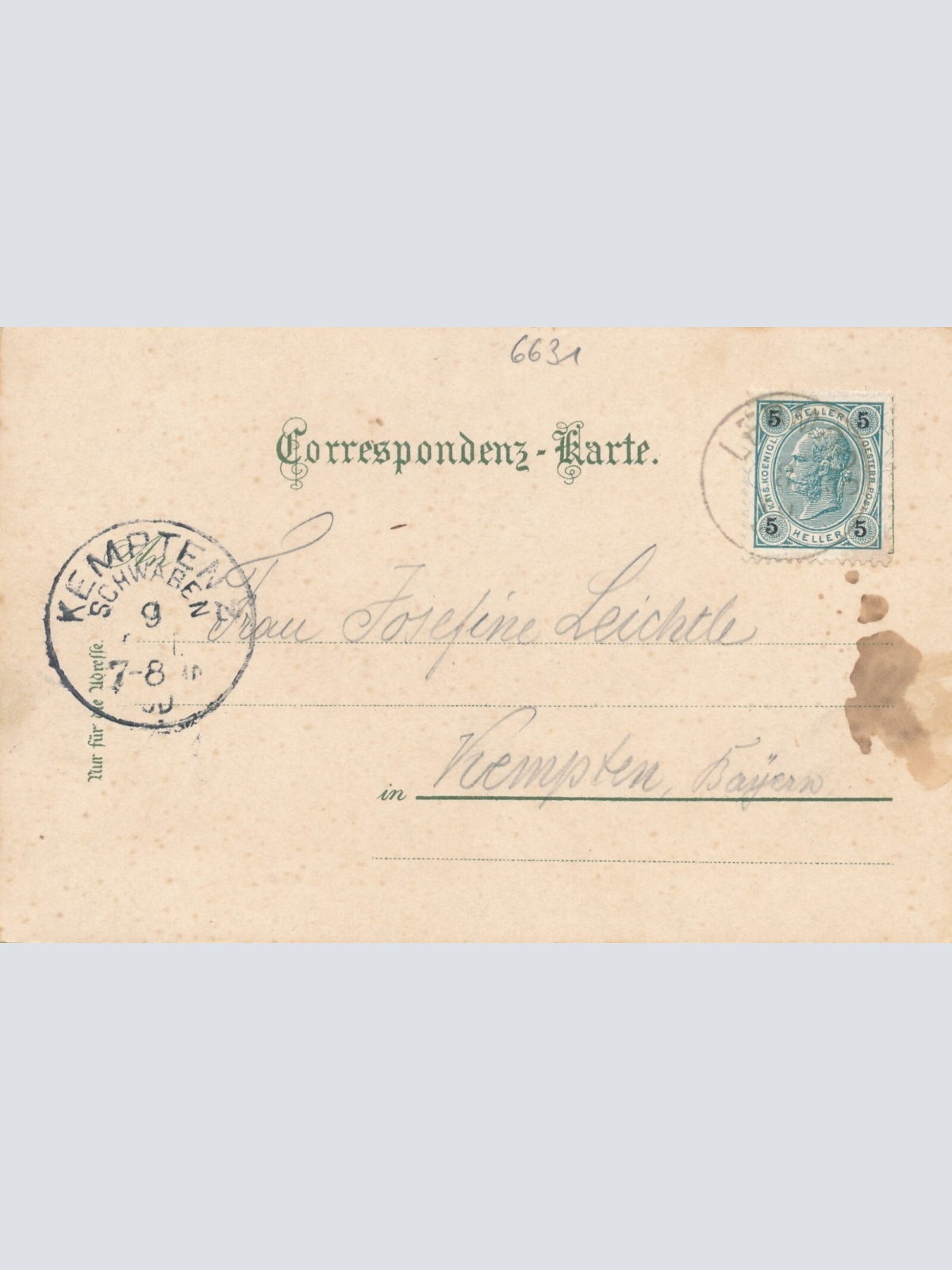 AK aus Lermoos mit Wettersteinmassiv Tirol (6932)