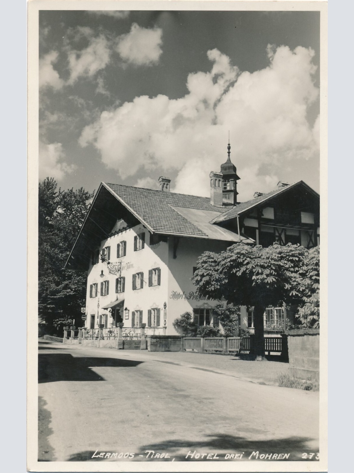 AK aus Lermoos mit Hotel drei Mohren Tirol (6936)