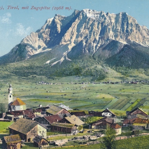 AK aus Lermoos mit Zugspitze Tirol (6931)