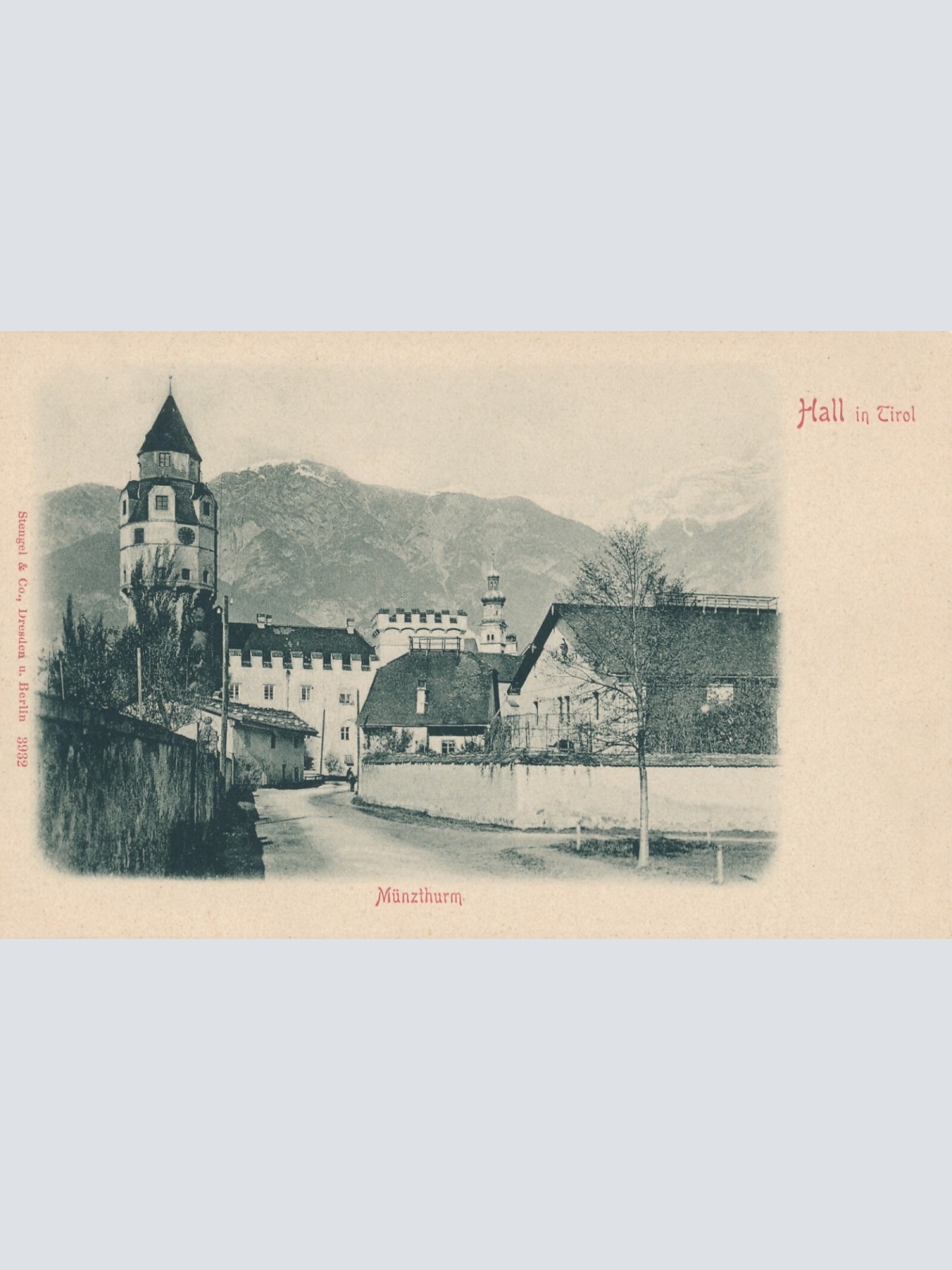 AK aus Hall mit Münzthurm Tirol (6919)
