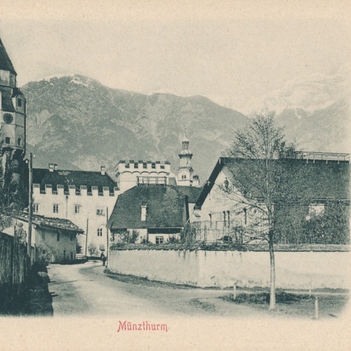 AK aus Hall mit Münzthurm Tirol (6919)