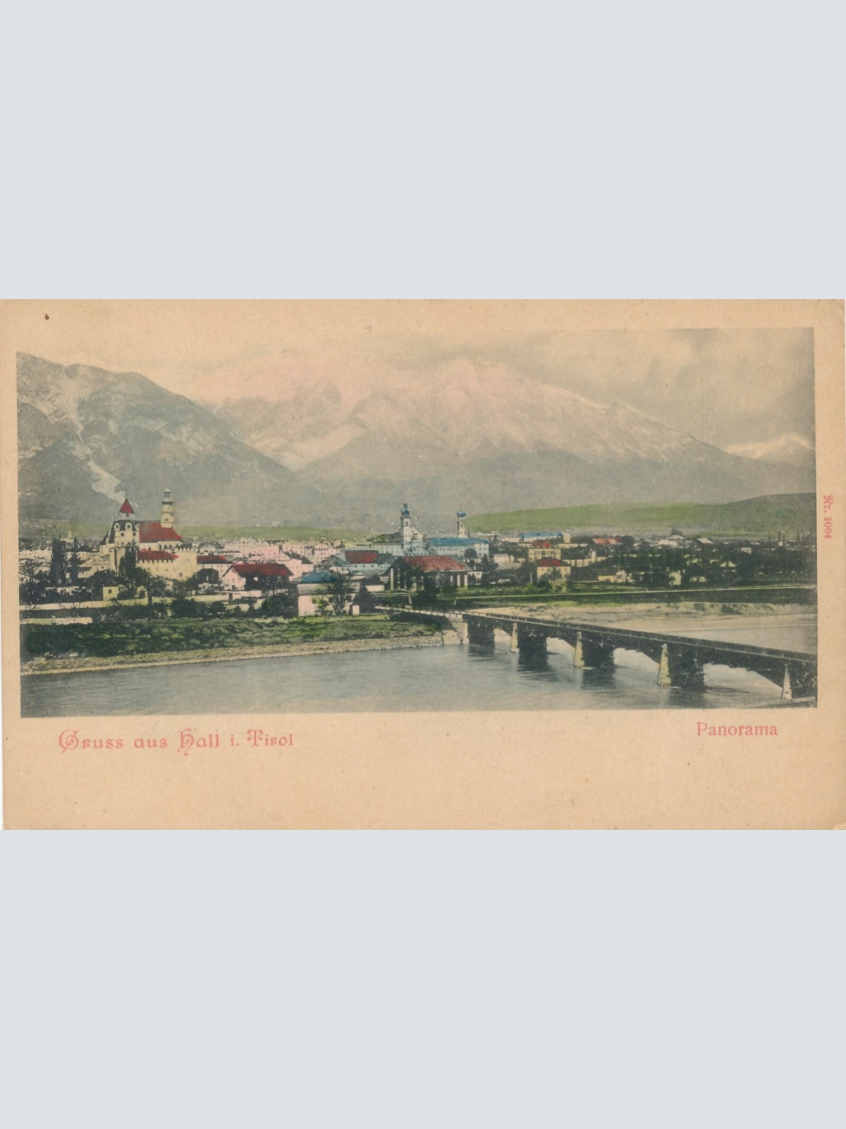 AK aus Hall Panorama Tirol (6924)