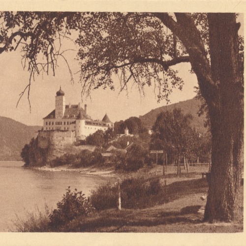AK aus Schönbühel an der Donau mit Schloss Niederösterreich (6974)