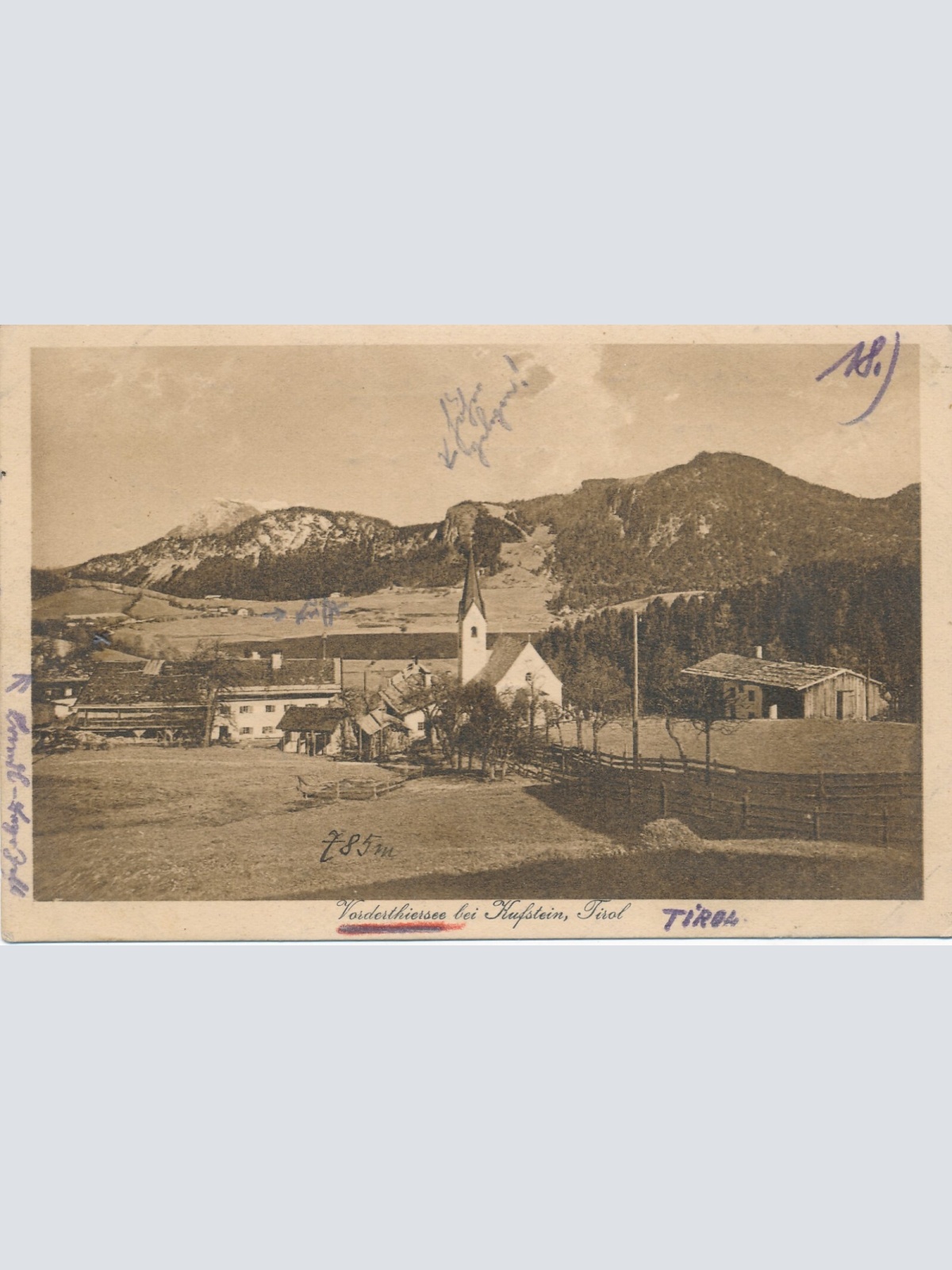 AK vom Vorder thiersee bei Kufstein Tirol (6955)