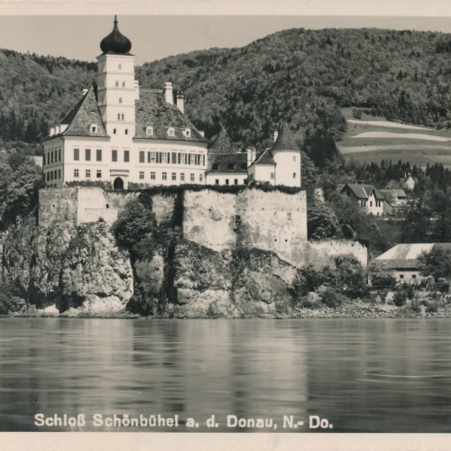 AK aus Schönbühel an der Donau mit Schloss Niederösterreich (6975)