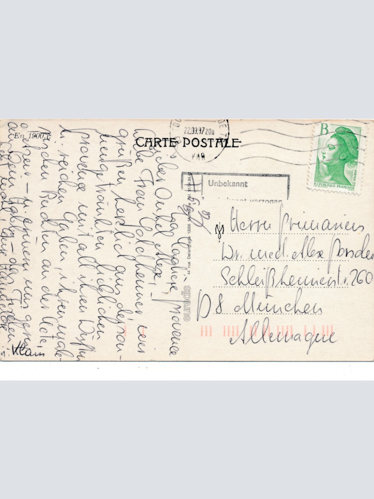 AK aus Marseille Frankreich (6722)