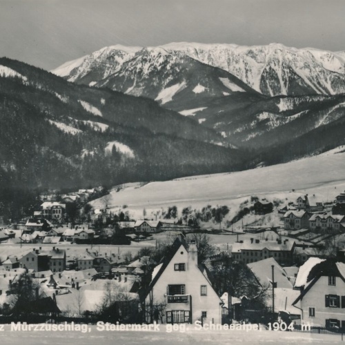 AK aus Mürzzuschlag mit Wintersportplatz Steiermark (7326)