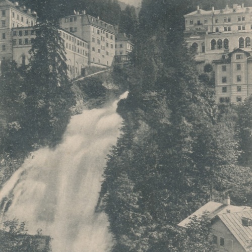 AK von einem Wasserfall Bad Gastein (7334)