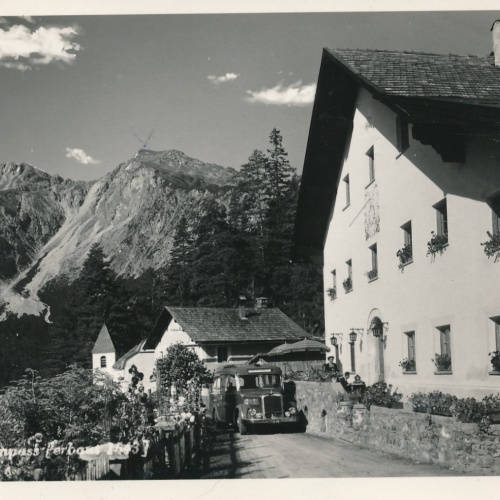 AK aus Berghof Fernpass Perbaut Tirol (6461)