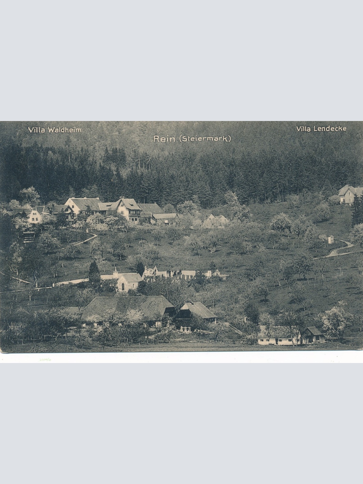 AK aus Rein mit Villa Waldheim Steiermark (7286)