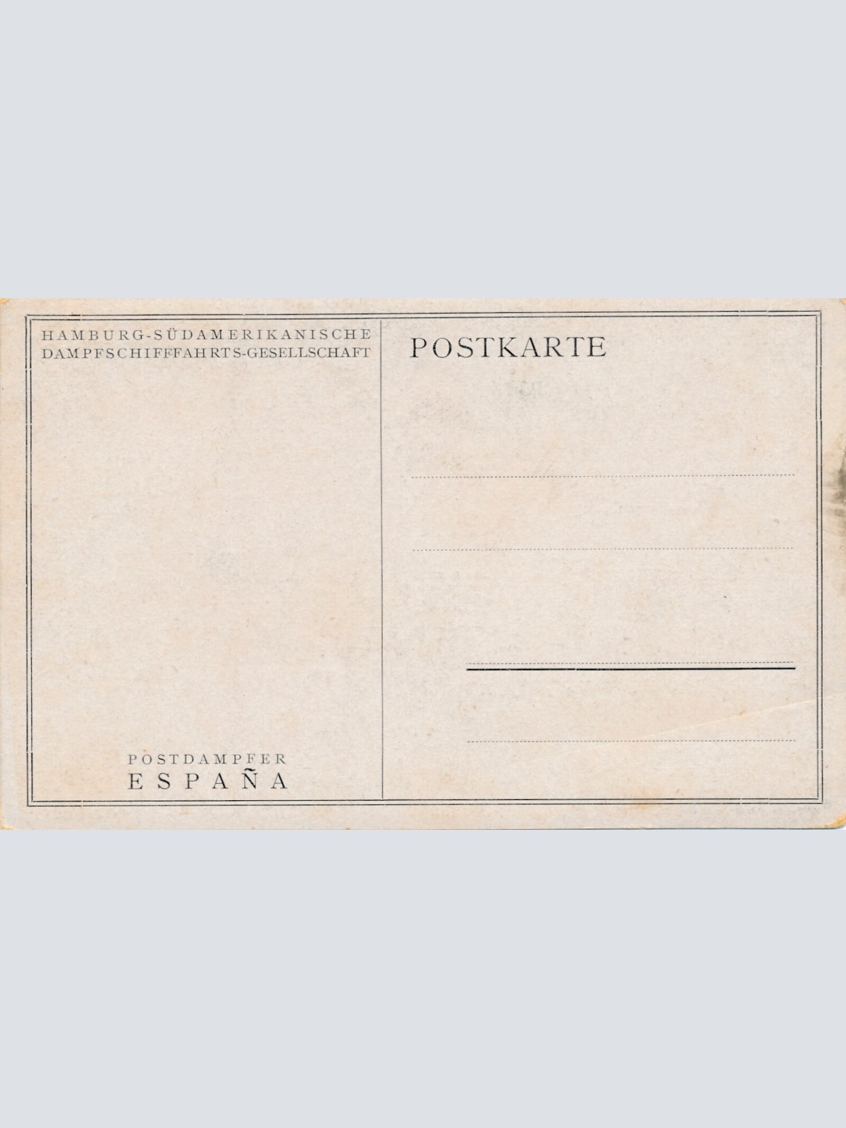 AK Schiffe Dampfschiff Maritim Postdampfer Espana (6713)