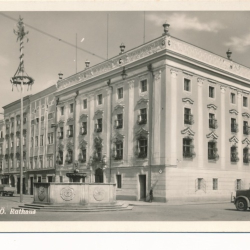 AK aus Wels Rathaus Oberösterreich (6701)