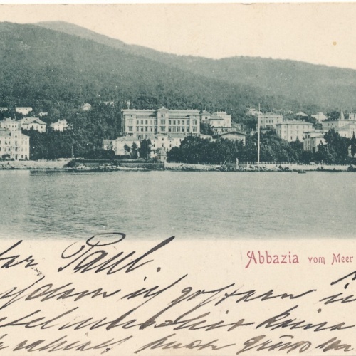 AK aus Abbazia vom Meer Kroatien (7282)