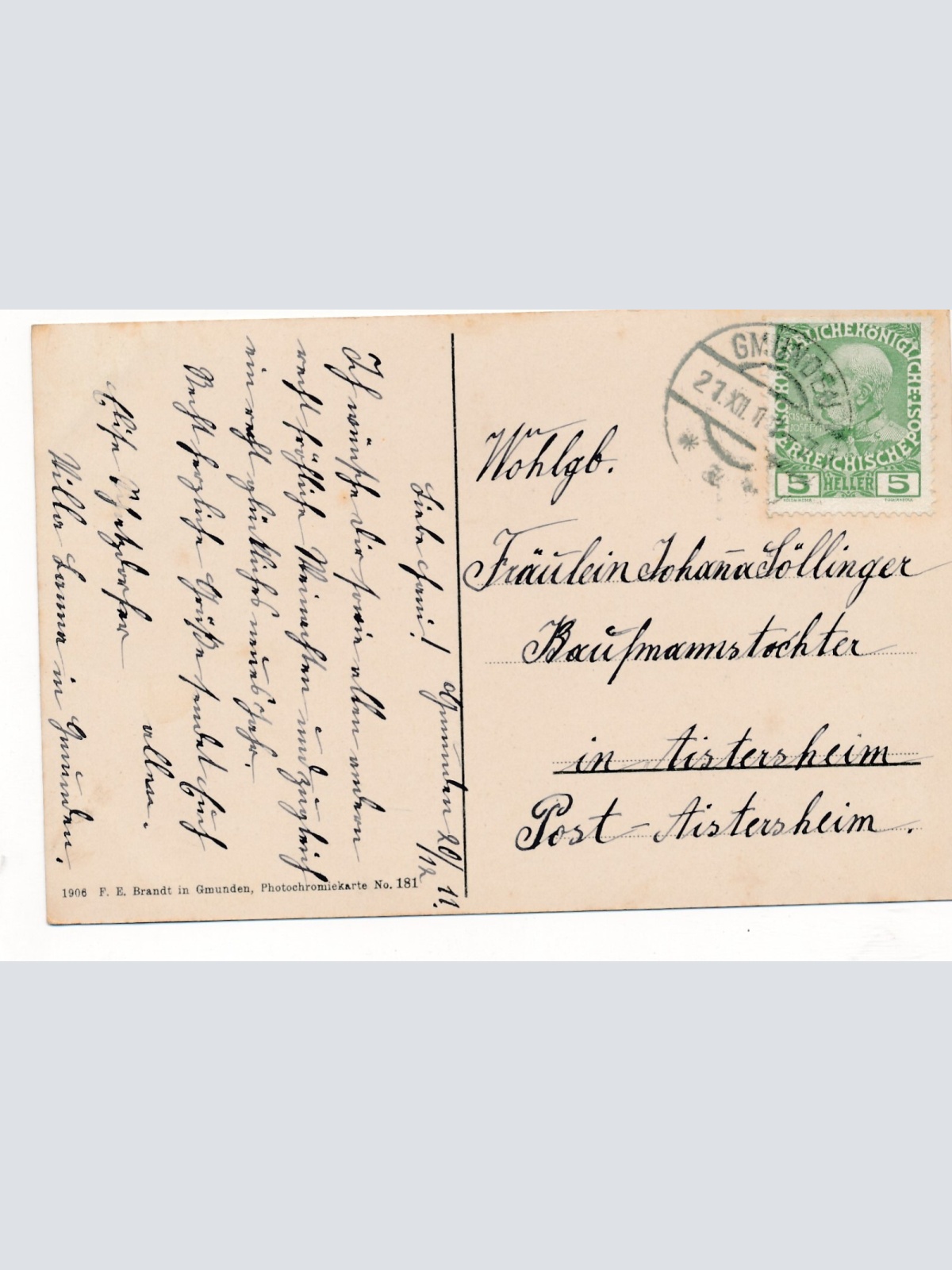 AK aus Gmunden Oberösterreich (6695)