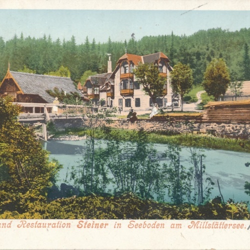 AK von der Villa Steiner in Seeboden Kärnten (7489)