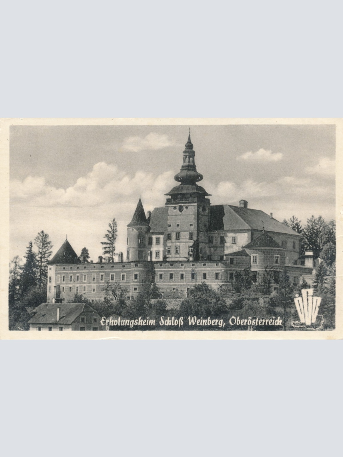 AK vom Schloß Weinberg Oberösterreich (7437)