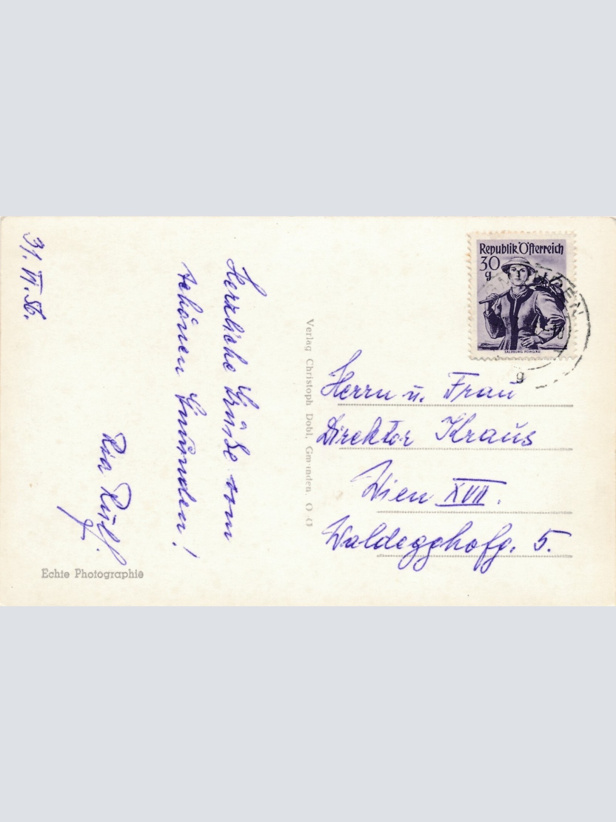 AK aus Gmunden mit Schloß Ort Oberösterreich (7440)