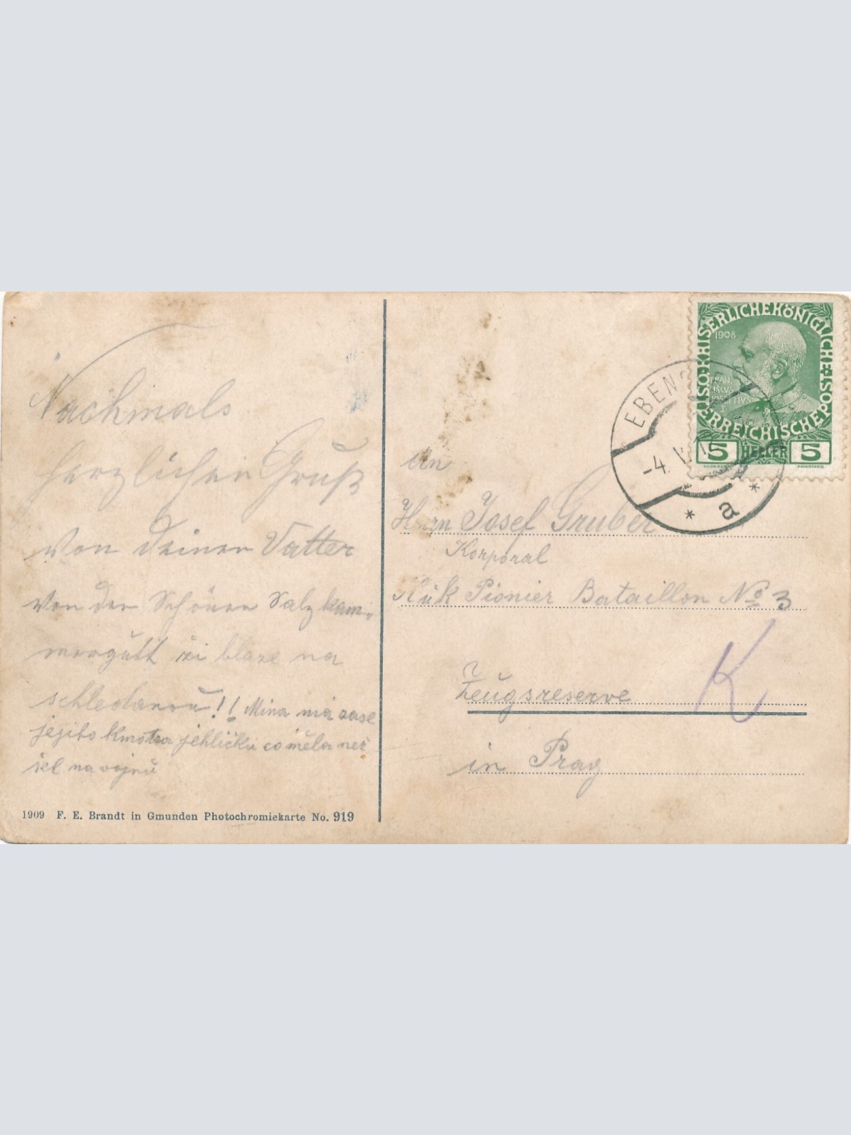 AK aus Ebensee Landungsplatz Oberösterreich (7447)