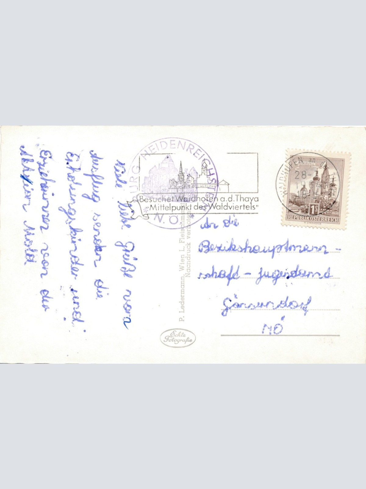 AK vom Schloss Heidenreichstein Niederösterreich (7423)