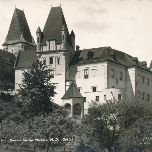 AK aus Maissau mit Schloß Niederösterreich (7424)