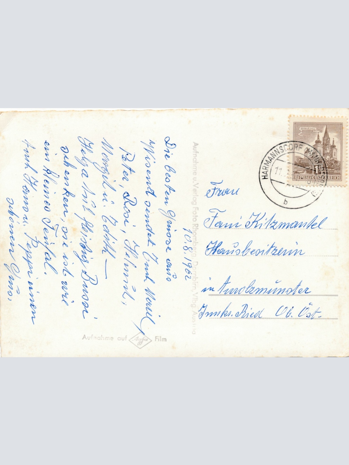 AK aus Maissau mit Schloß Niederösterreich (7424)