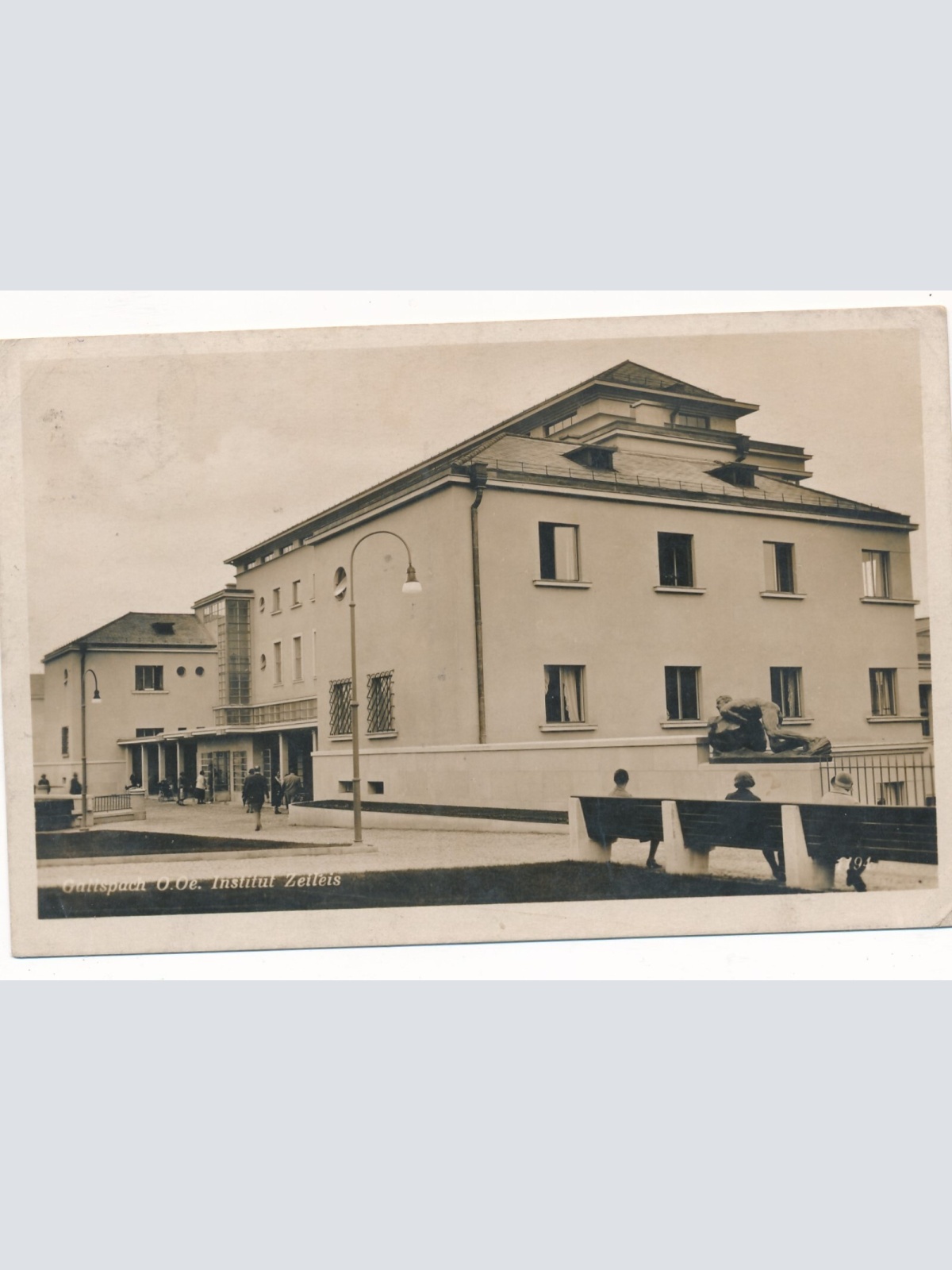 AK aus Gallspach mit Institut Zeileis Oberösterreich (7455)