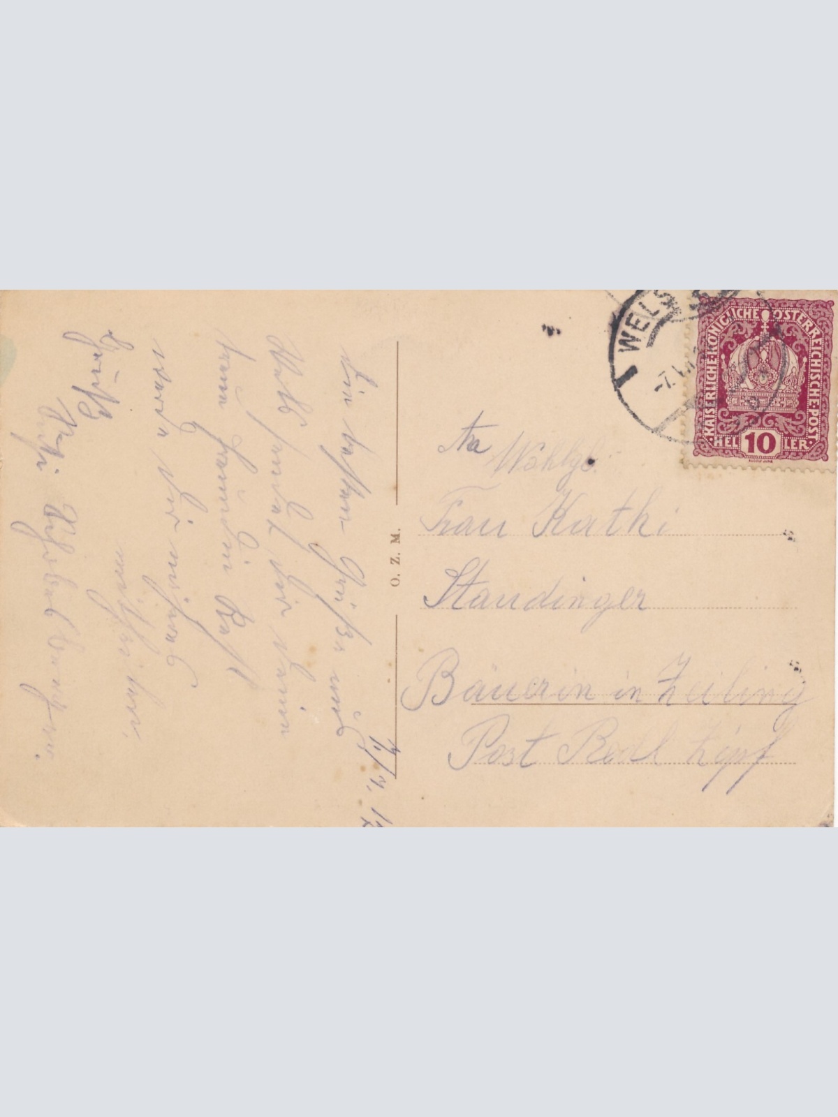 AK aus Wels Stadtplatz Oberösterreich (7458)