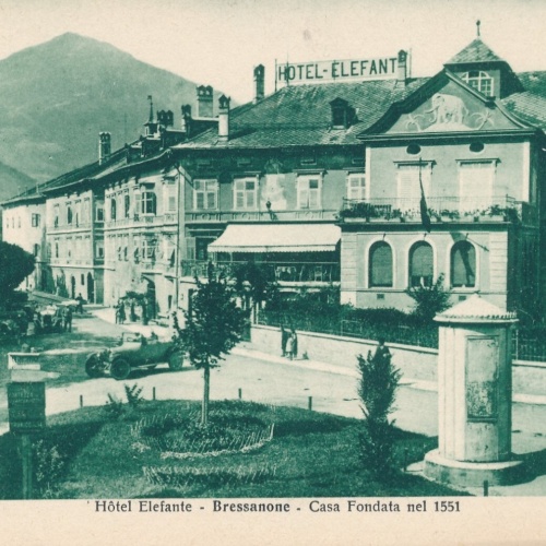 AK aus Bressanone mit Hotel Elefante Italien (7071)