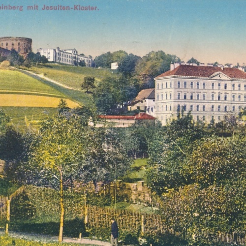 AK aus Linz an der Donau mit Kloster Oberösterreich (7057)