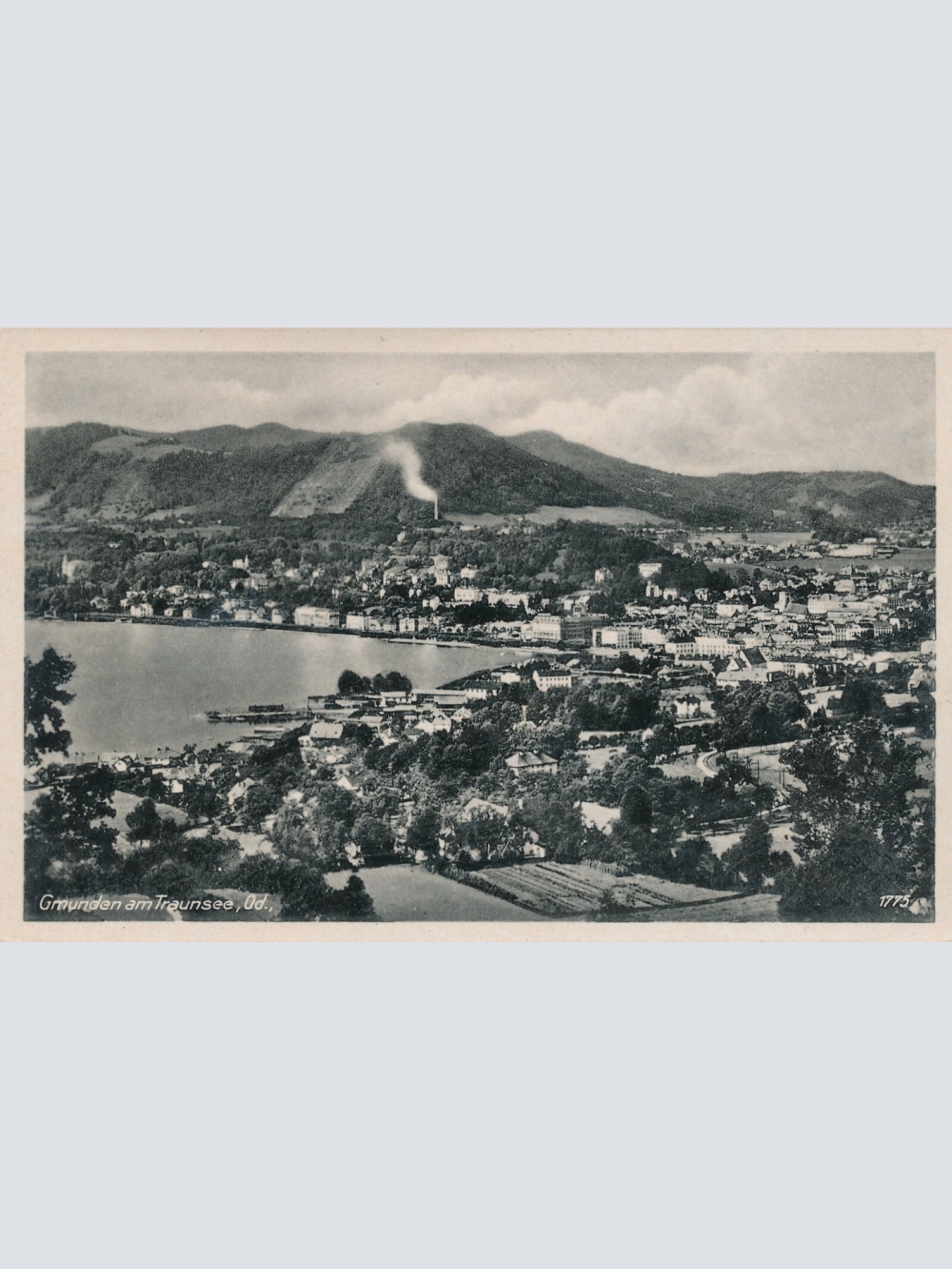 AK aus Gmunden mit Traunsee Oberösterreich (7696)