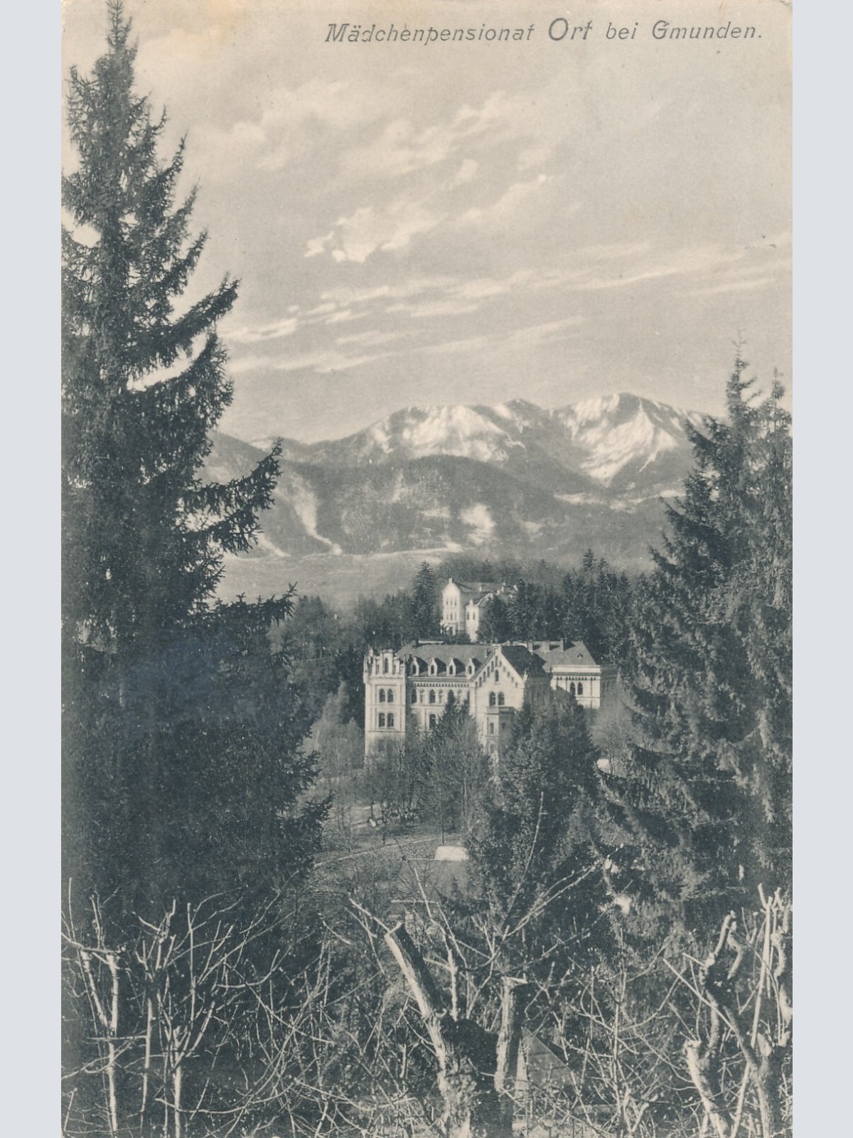 AK aus Gmunden mit Schloss Ort Oberösterreich (7688)