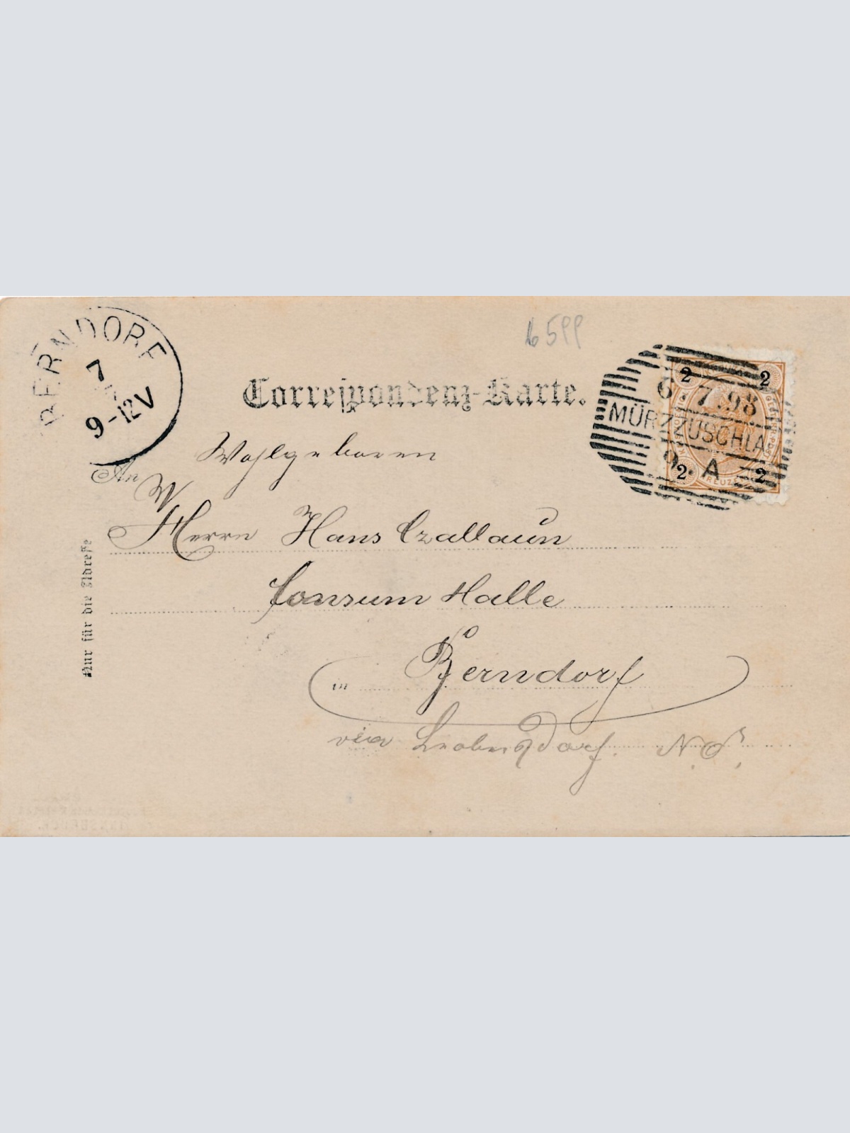 AK aus Mürzzuschlag Steiermark (7151)