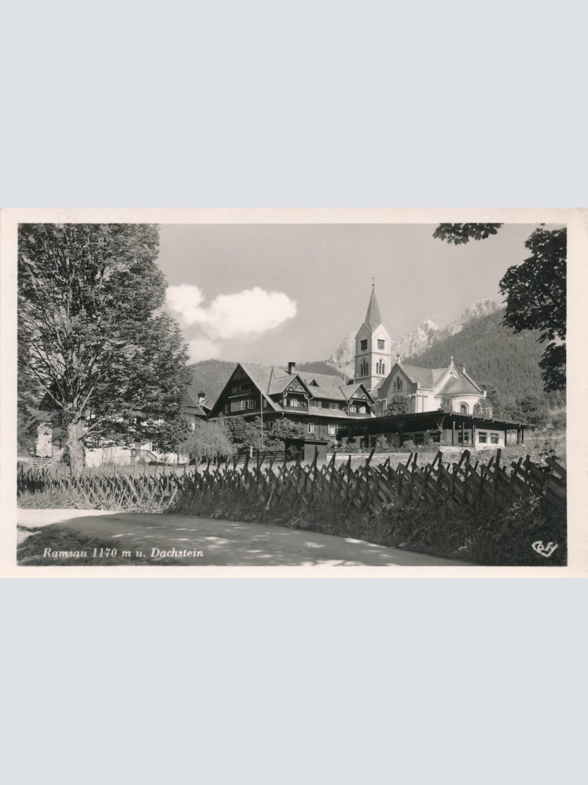 AK aus Ramsau mit Dachstein Steiermark (7158)