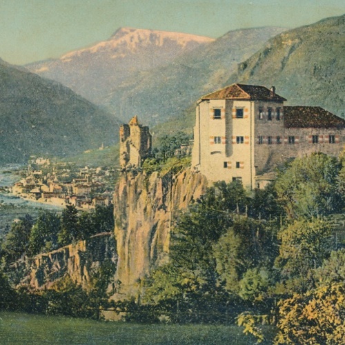 AK aus Bozen mit Haselburg Italien (7722)