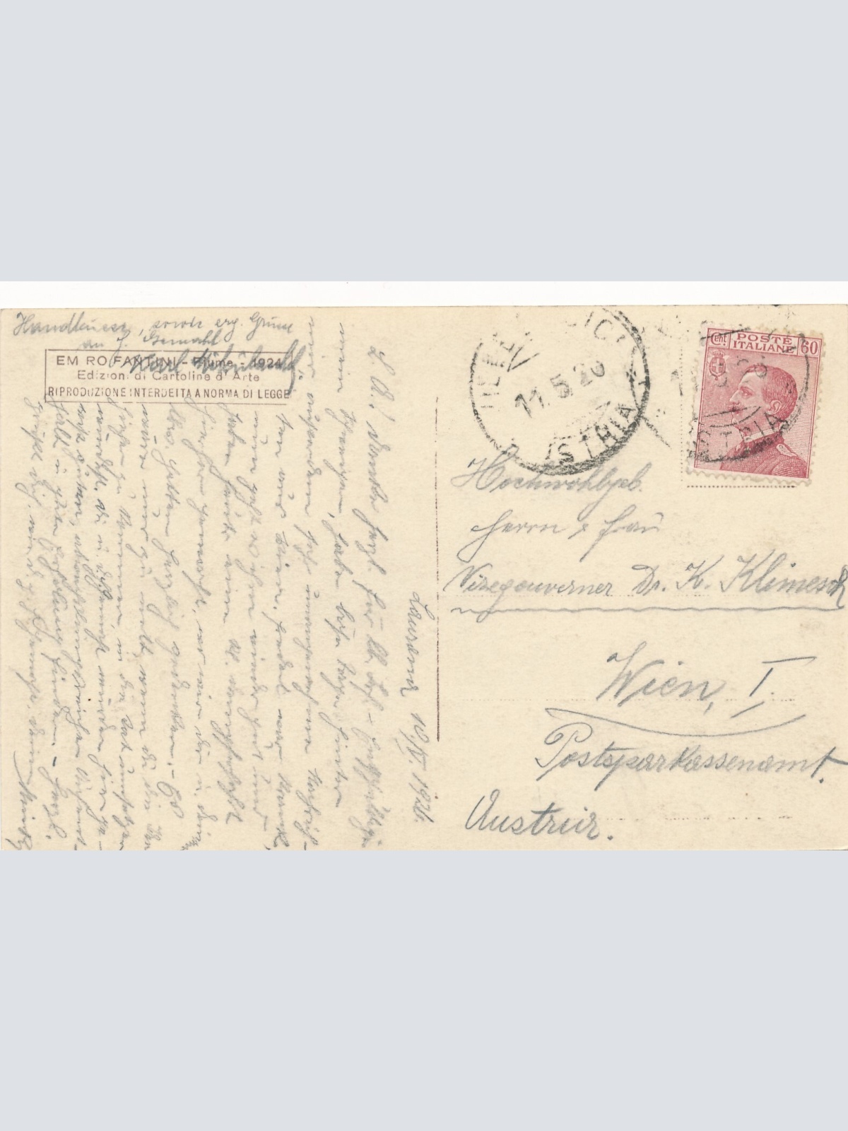 AK aus Laurana Lungomare Italien (7724)