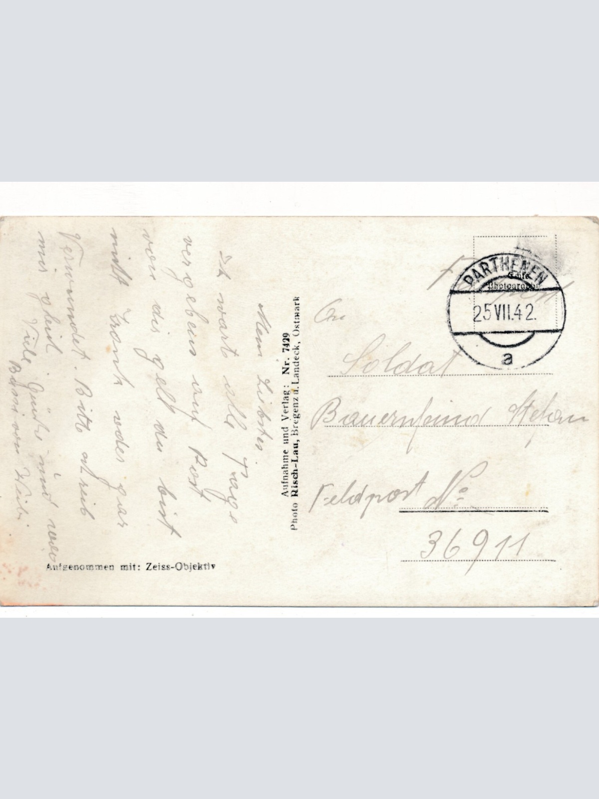 AK von den Montafoner Trachten Vorarlberg (7709)