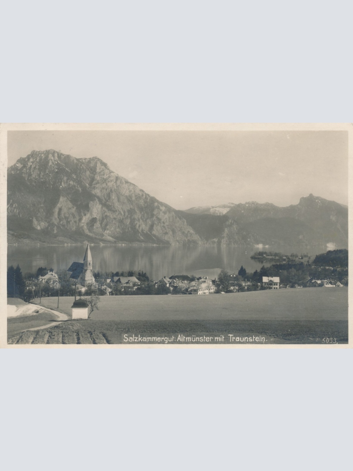 AK aus Altmünster mit dem Traunstein Oberösterreich (7640)