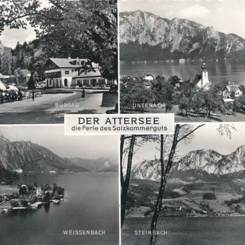 AK aus Attersee Mehrbildkarte Oberösterreich (7648)