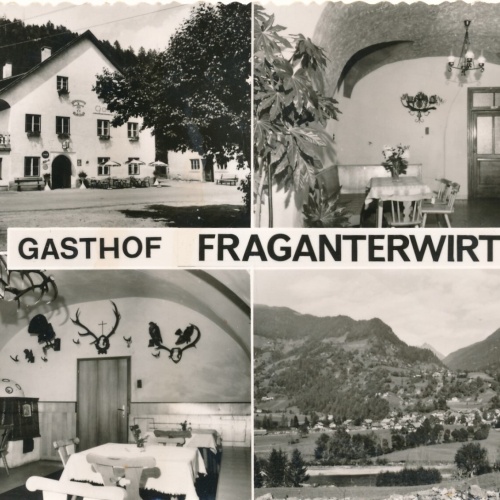 AK aus Flattach mit Gasthof Fraganterwirt Kärnten (7096)