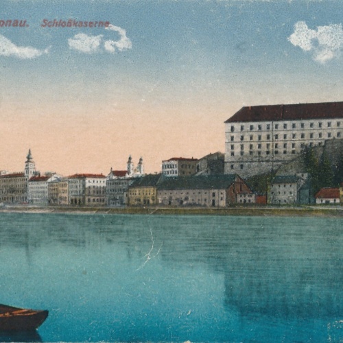 AK aus Linz an der Donau mit Schlßkaserne Oberösterreich (7626)