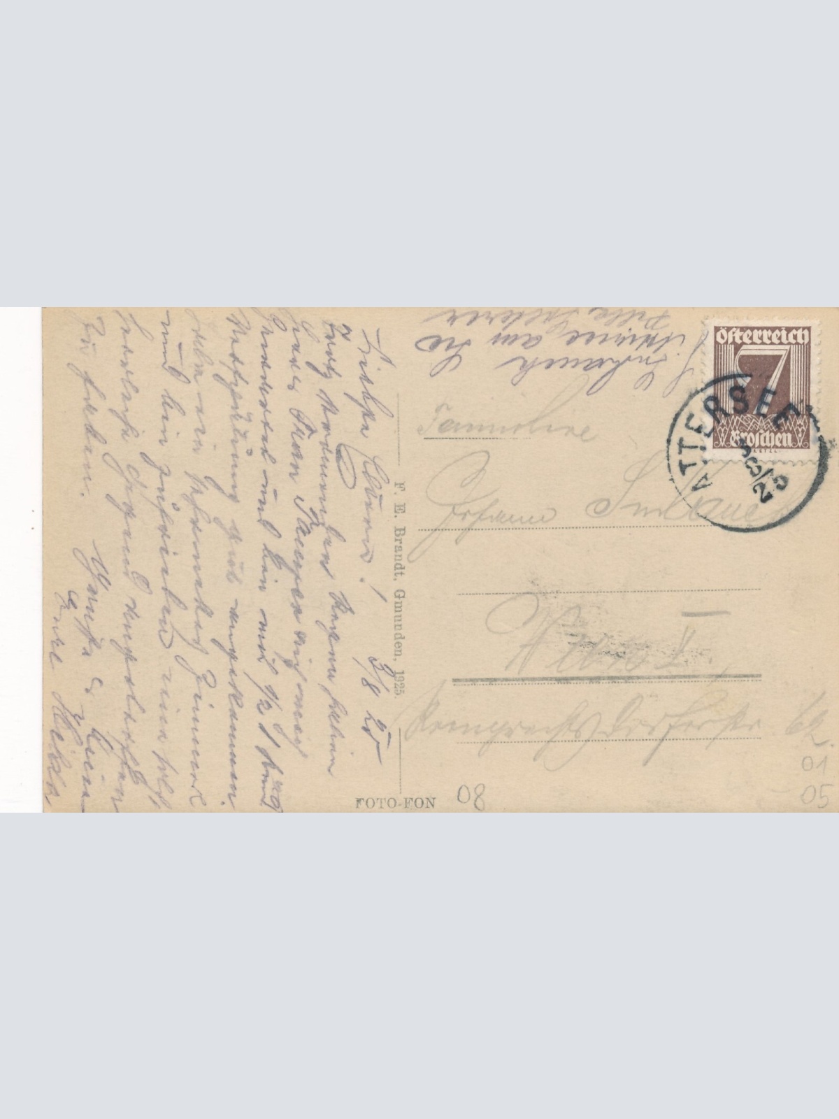 AK aus Attersee Oberösterreich (7651)