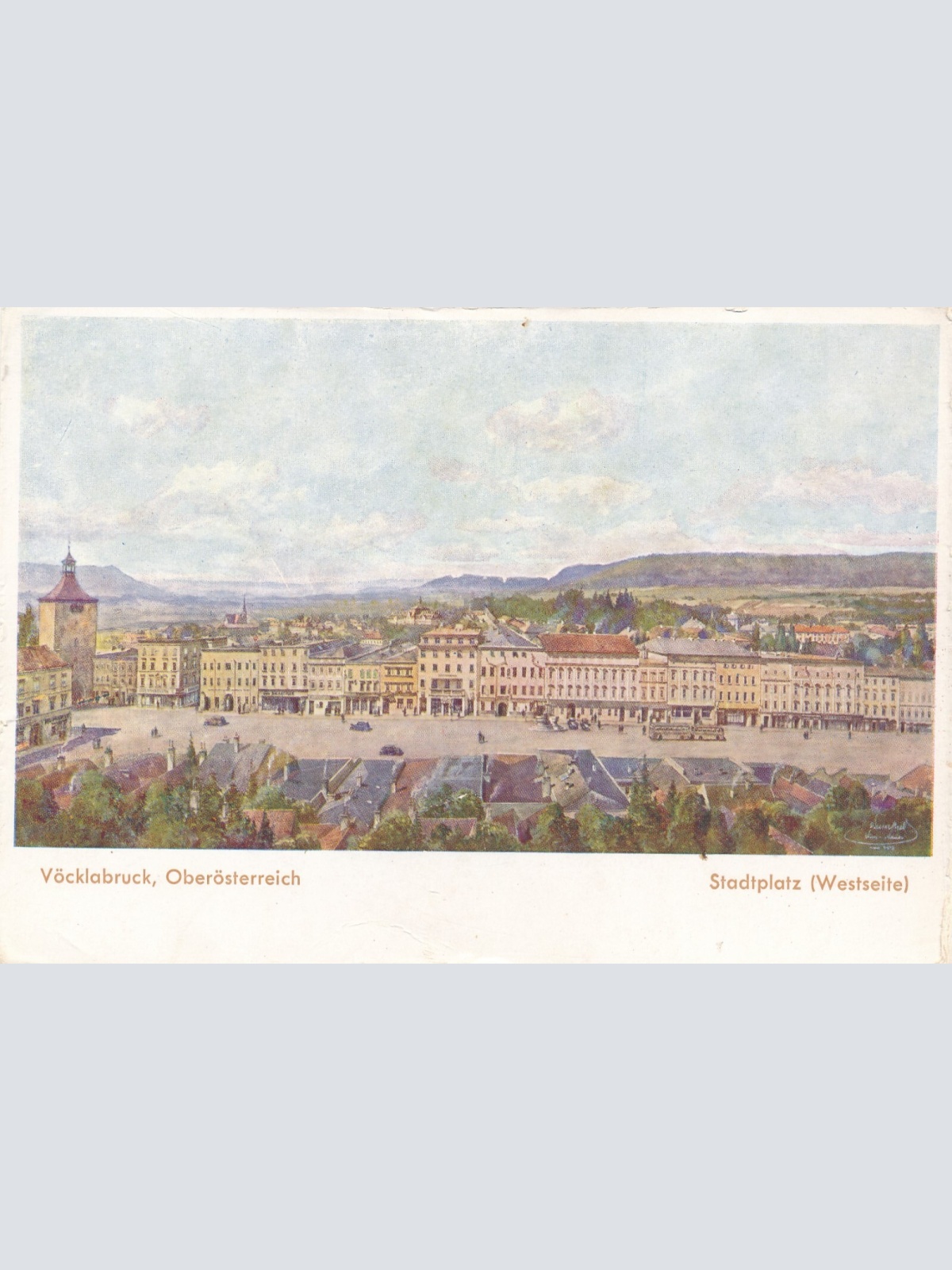 AK aus Vöcklabruck Stadtplatz Oberösterreich (7139)