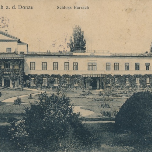 AK aus Aschach an der Donau mit Schloss Harrach Oberösterreich (7126)