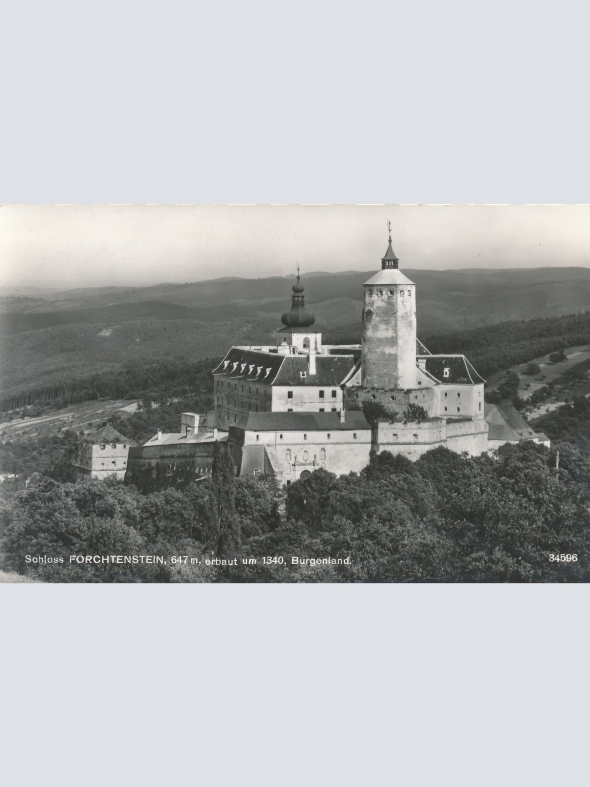 AK vom Schloß Forchtenstein Burgenland (7107)