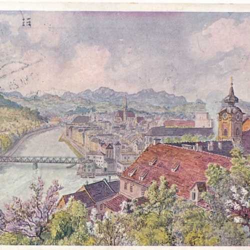 AK, Steyr, Ausblick vom Tabor, Oberösterreich (S2079)