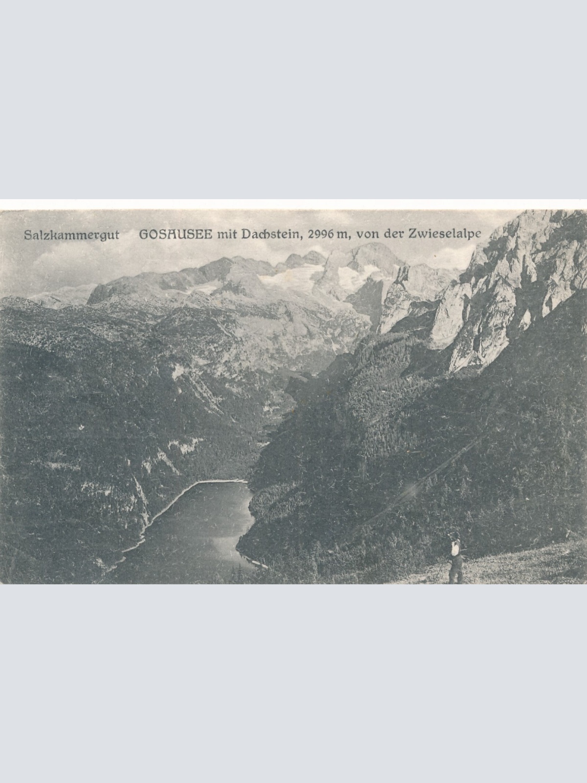 AK, Salzkammergut, Gosausee mit Dachstein, Oberösterreich (S2081)