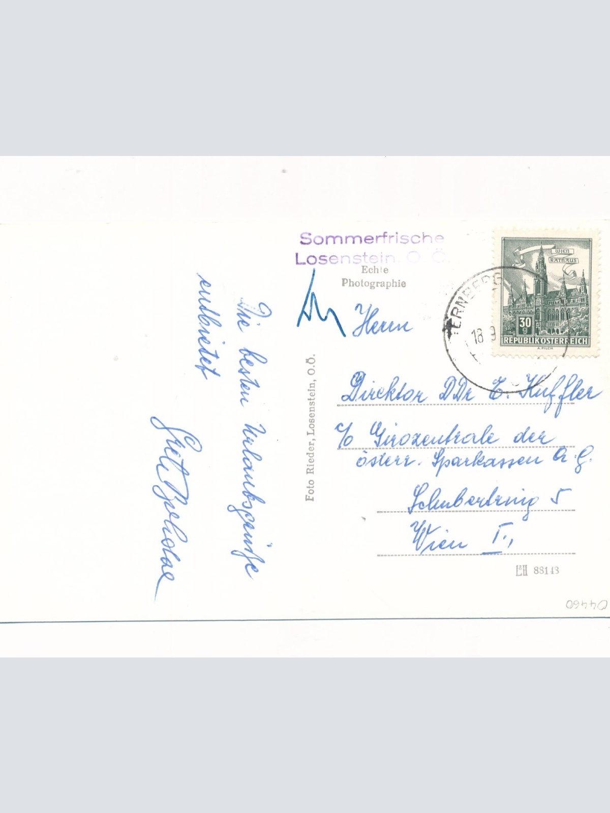 AK, Sommerfrische Losenstein, Oberösterreich (S2096)