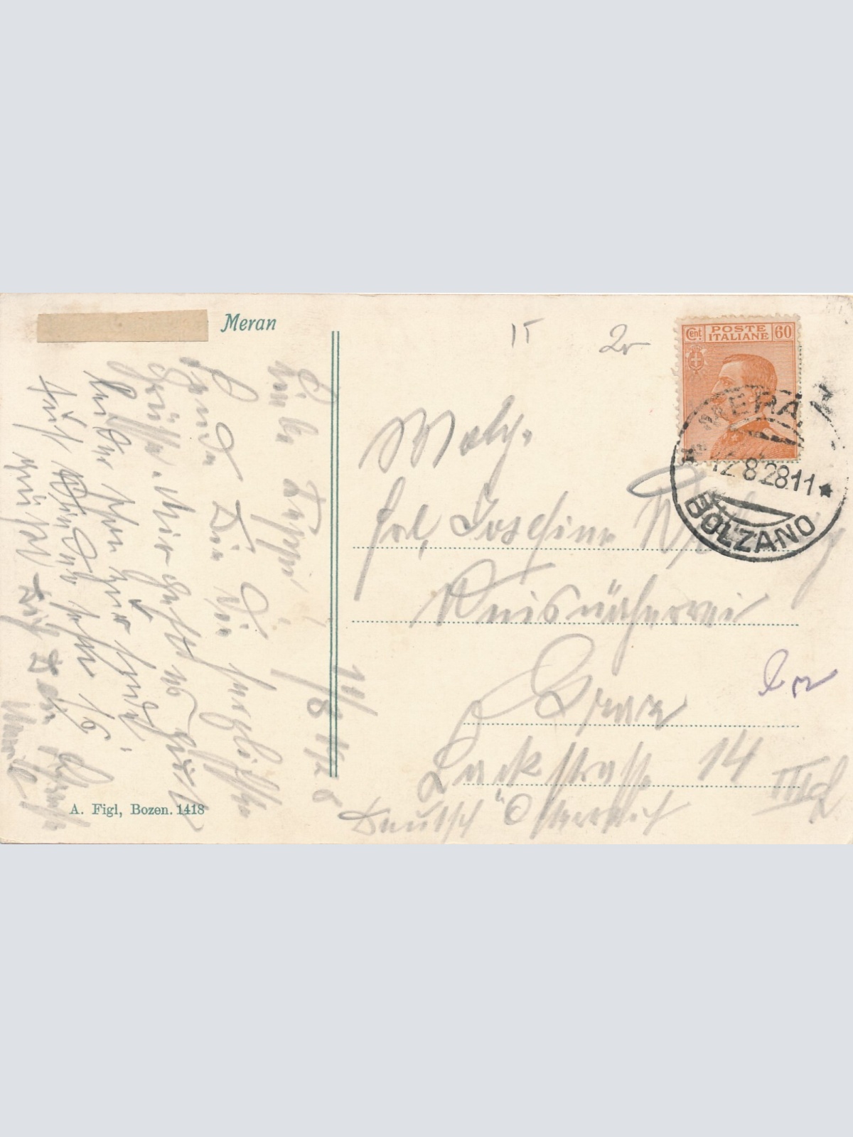 AK aus Meran Italien (7748)